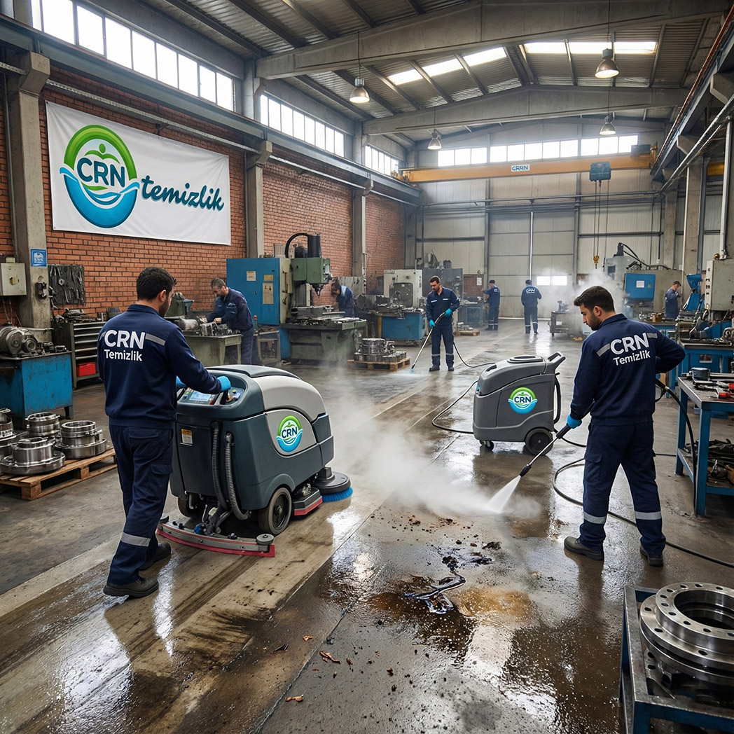 Fabrika Zemin Temizliği